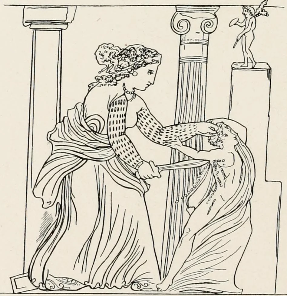 An illustration from Illustrations of school classics, arranged and described, 1903, leaf 163
