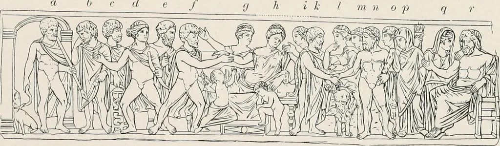 An illustration from Illustrations of school classics, arranged and described, 1903, leaf 171