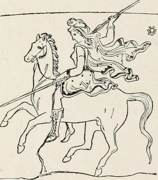 An illustration from Illustrations of school classics, arranged and described, 1903, leaf 177