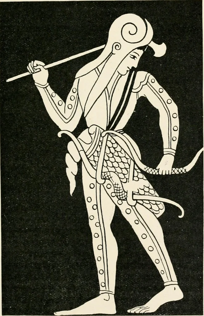 An illustration from Illustrations of school classics, arranged and described, 1903, leaf 178