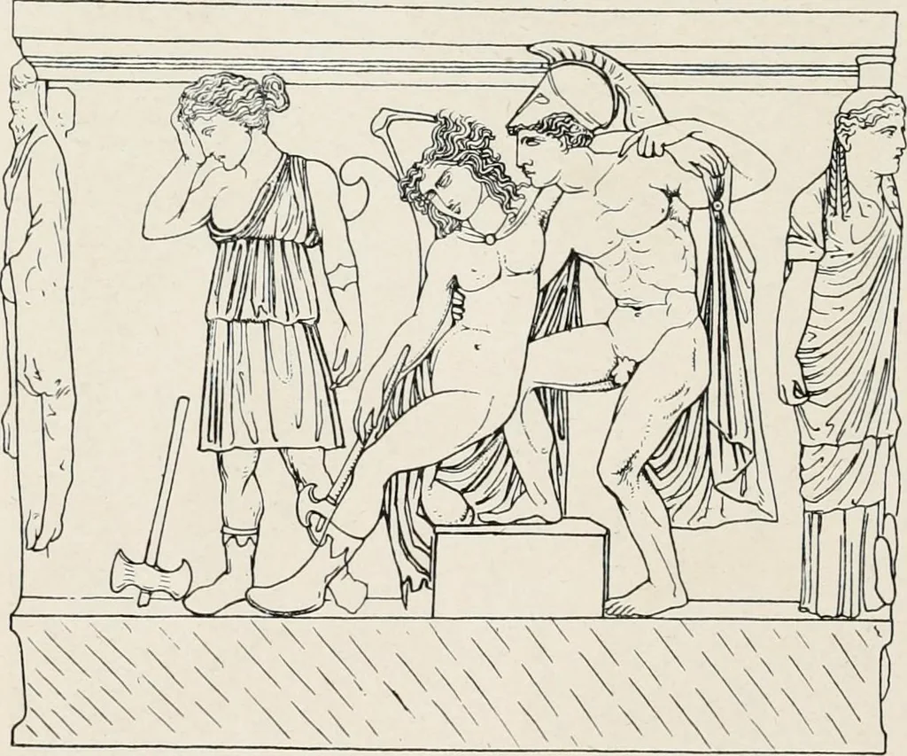 An illustration from Illustrations of school classics, arranged and described, 1903, leaf 179