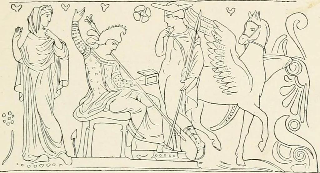 An illustration from Illustrations of school classics, arranged and described, 1903, leaf 180