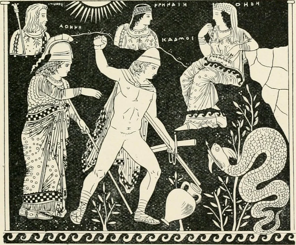 An illustration from Illustrations of school classics, arranged and described, 1903, leaf 182