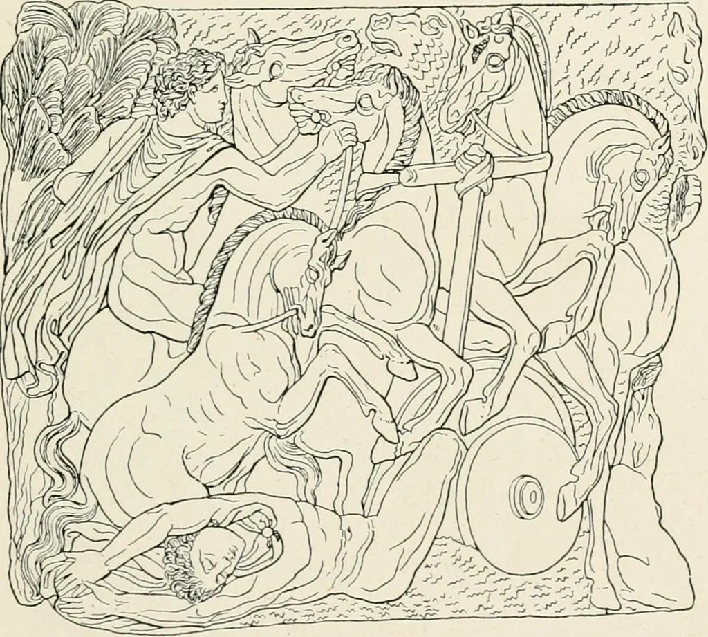 An illustration from Illustrations of school classics, arranged and described, 1903, leaf 184