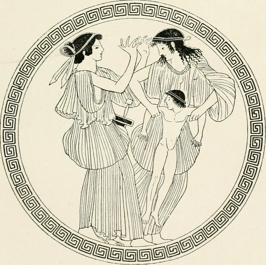 An illustration from Illustrations of school classics, arranged and described, 1903, leaf 188