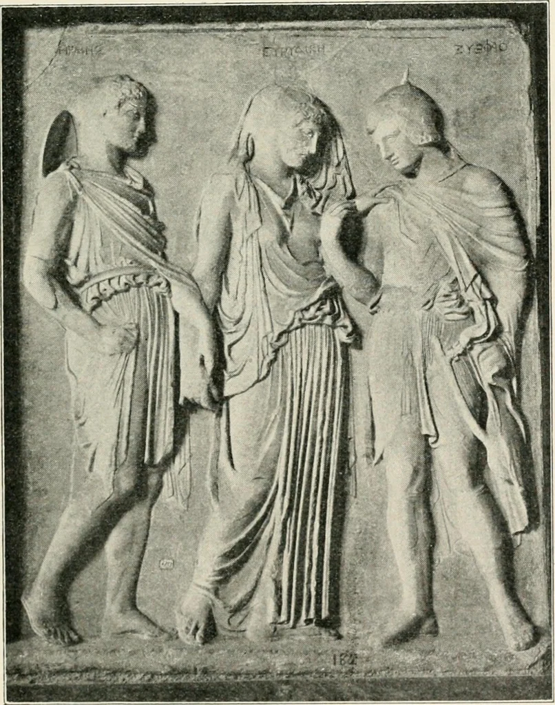 An illustration from Illustrations of school classics, arranged and described, 1903, leaf 192