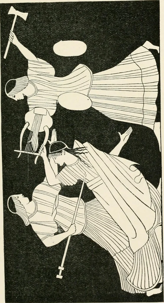 An illustration from Illustrations of school classics, arranged and described, 1903, leaf 194
