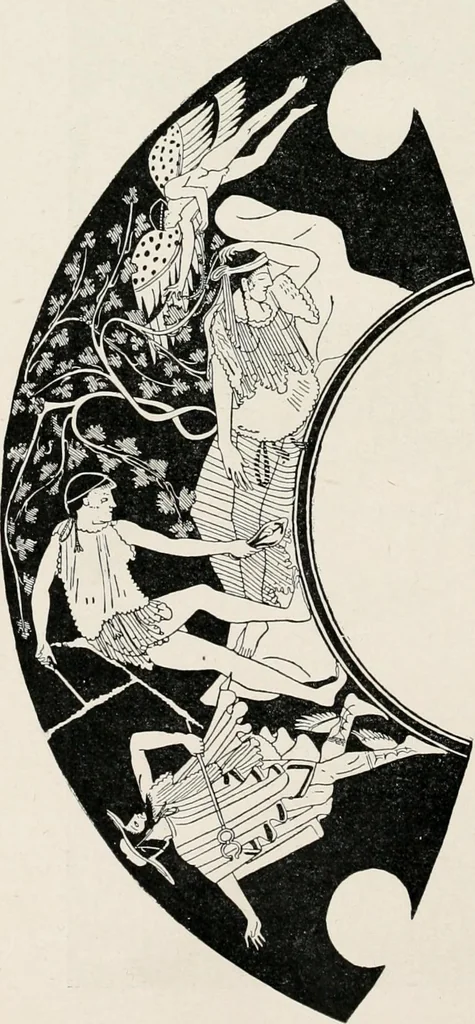 An illustration from Illustrations of school classics, arranged and described, 1903, leaf 195