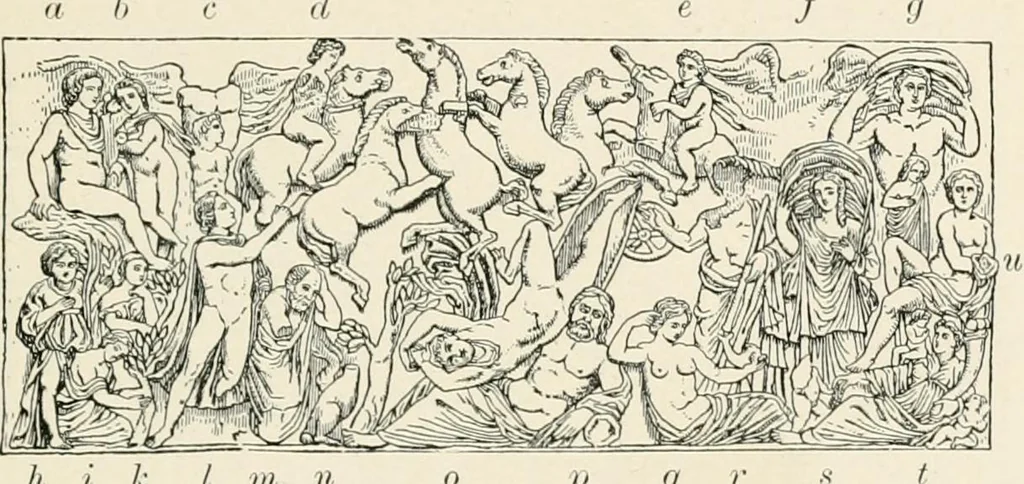 An illustration from Illustrations of school classics, arranged and described, 1903, leaf 198