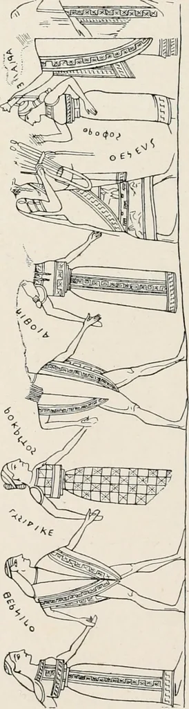 An illustration from Illustrations of school classics, arranged and described, 1903, leaf 201