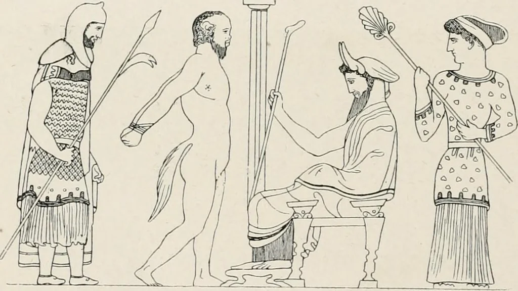 An illustration from Illustrations of school classics, arranged and described, 1903, leaf 203