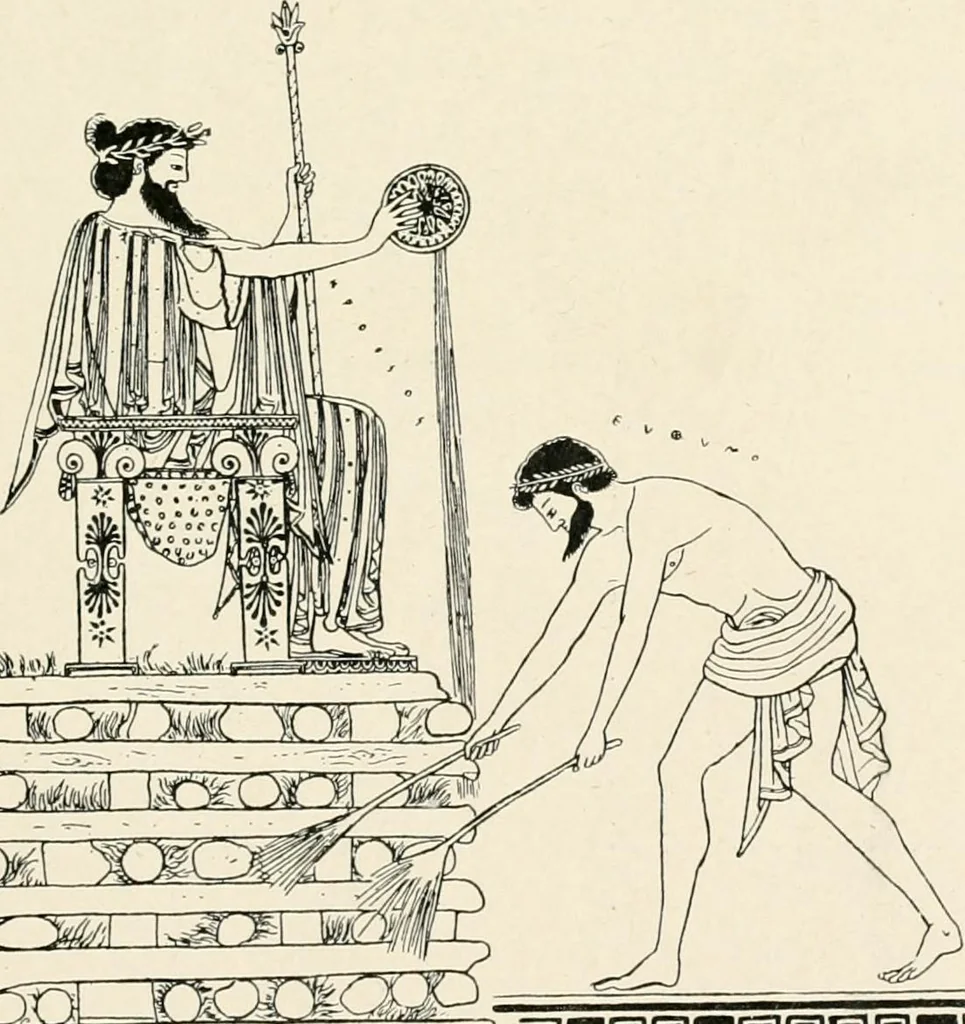 An illustration from Illustrations of school classics, arranged and described, 1903, leaf 204