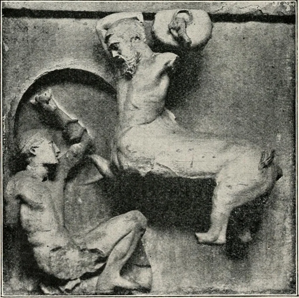 An illustration from Illustrations of school classics, arranged and described, 1903, leaf 207