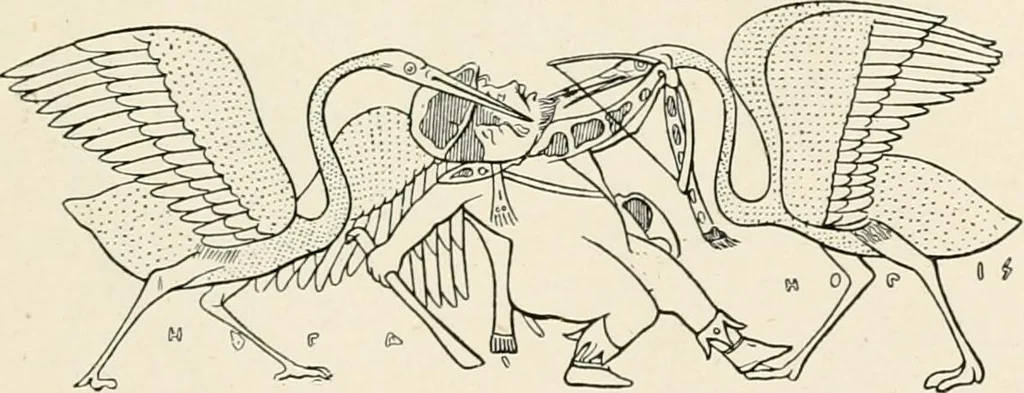 An illustration from Illustrations of school classics, arranged and described, 1903, leaf 212