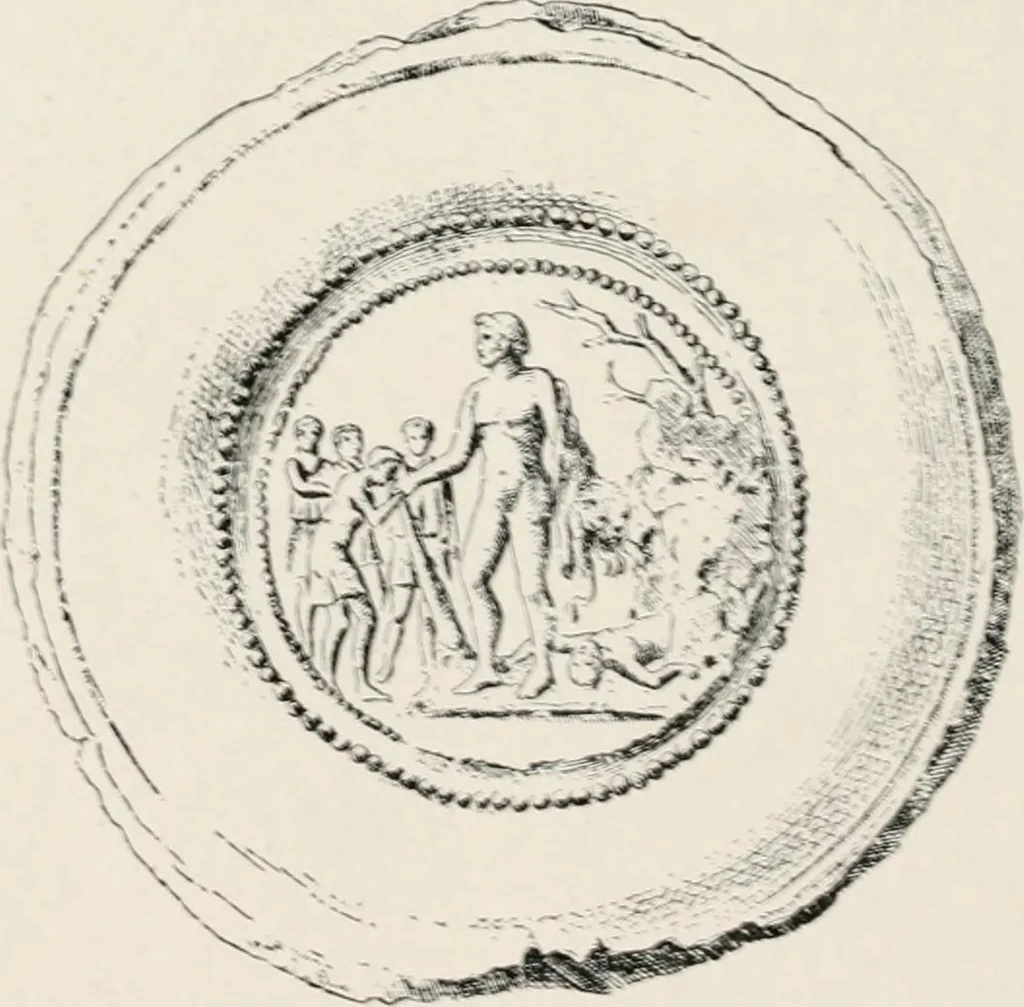 An illustration from Illustrations of school classics, arranged and described, 1903, leaf 213
