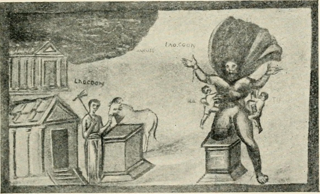 An illustration from Illustrations of school classics, arranged and described, 1903, leaf 224