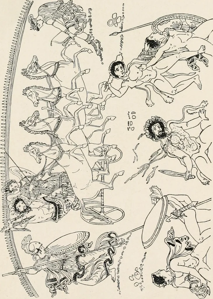An illustration from Illustrations of school classics, arranged and described, 1903, leaf 23