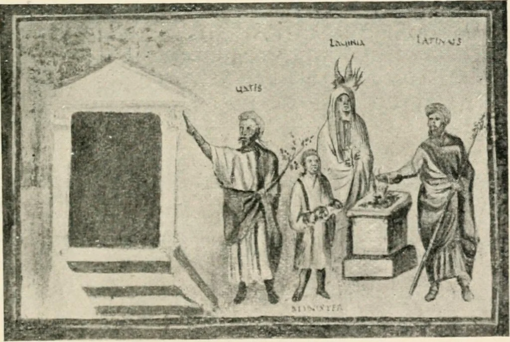 An illustration from Illustrations of school classics, arranged and described, 1903, leaf 230