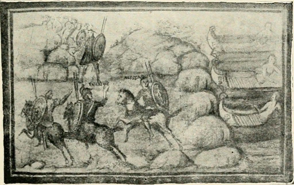 An illustration from Illustrations of school classics, arranged and described, 1903, leaf 234