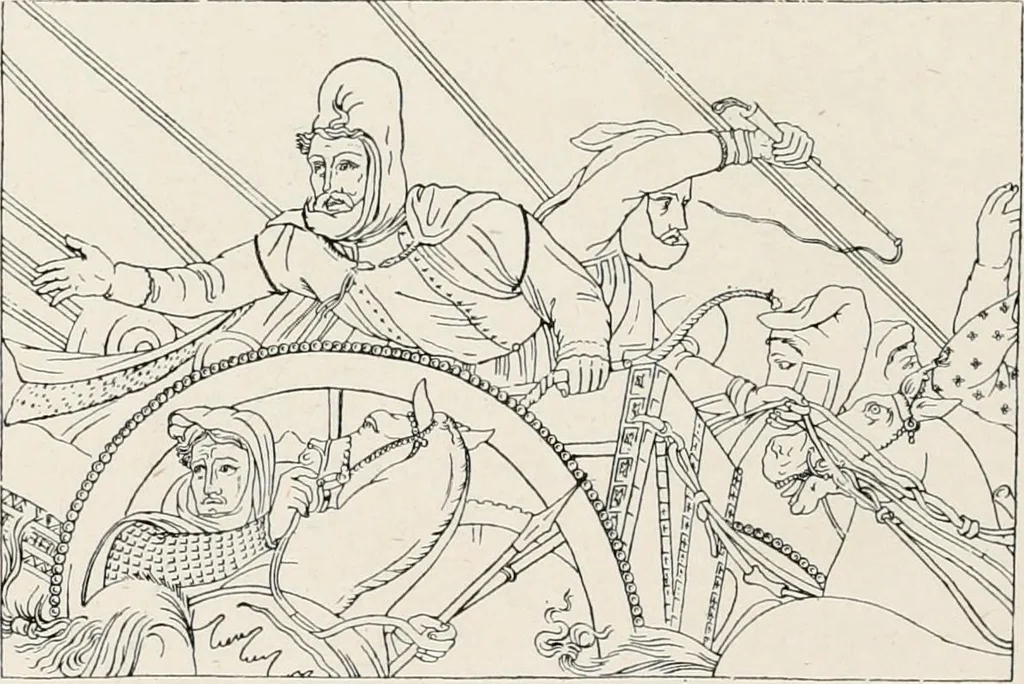 An illustration from Illustrations of school classics, arranged and described, 1903, leaf 263