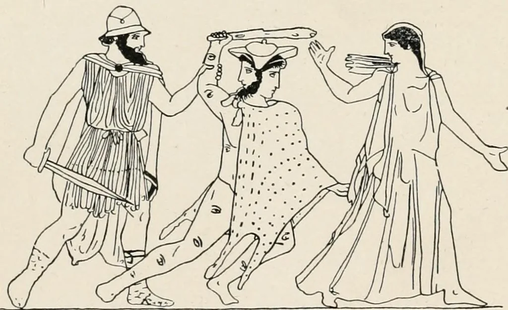 An illustration from Illustrations of school classics, arranged and described, 1903, leaf 27
