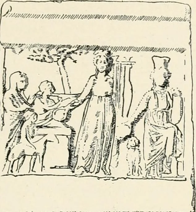 An illustration from Illustrations of school classics, arranged and described, 1903, leaf 316