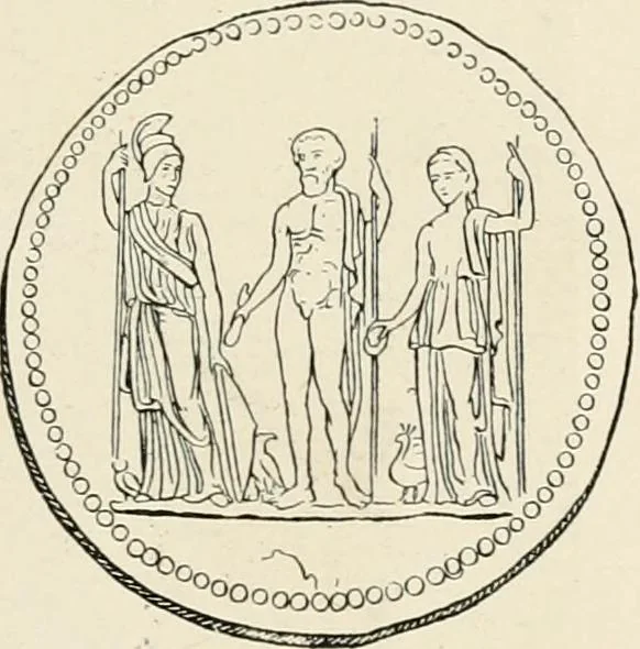 An illustration from Illustrations of school classics, arranged and described, 1903, leaf 32