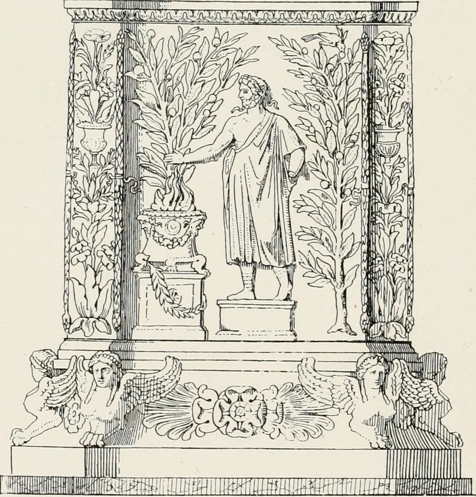 An illustration from Illustrations of school classics, arranged and described, 1903, leaf 327