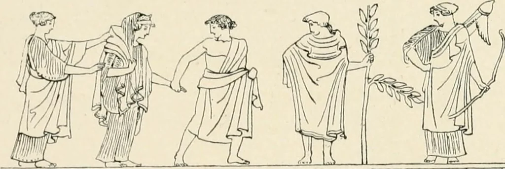 An illustration from Illustrations of school classics, arranged and described, 1903, leaf 336