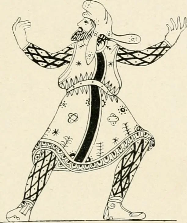 An illustration from Illustrations of school classics, arranged and described, 1903, leaf 348