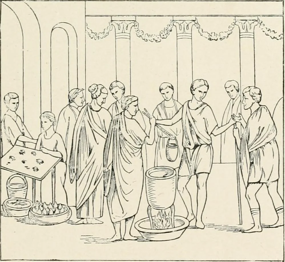 An illustration from Illustrations of school classics, arranged and described, 1903, leaf 354