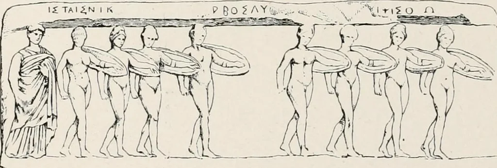 An illustration from Illustrations of school classics, arranged and described, 1903, leaf 391