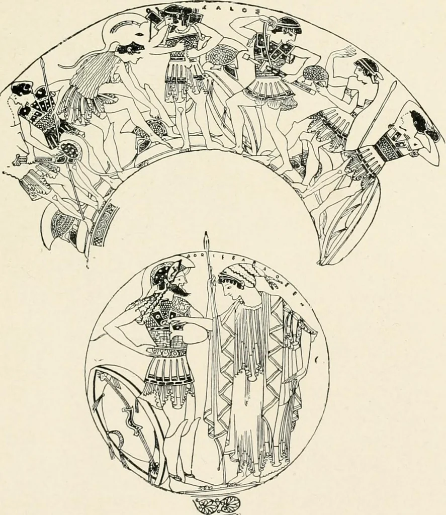 An illustration from Illustrations of school classics, arranged and described, 1903, leaf 418