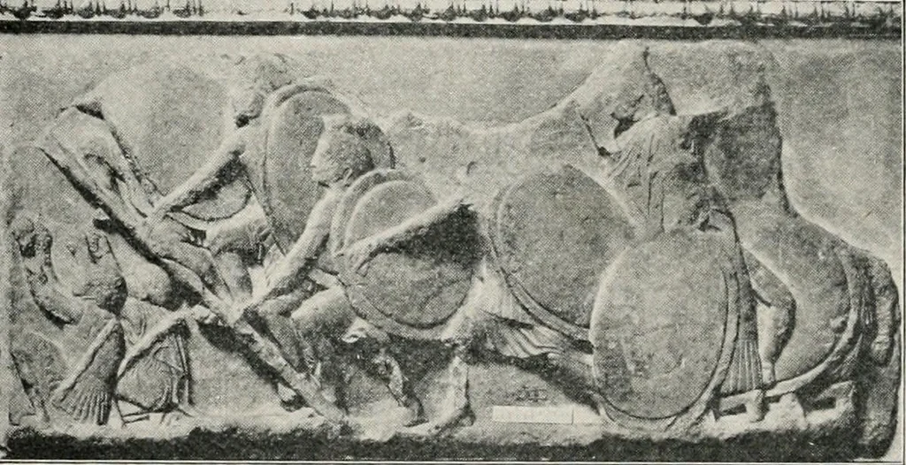An illustration from Illustrations of school classics, arranged and described, 1903, leaf 421
