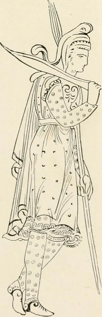 An illustration from Illustrations of school classics, arranged and described, 1903, leaf 428