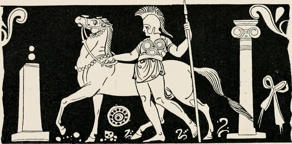 An illustration from Illustrations of school classics, arranged and described, 1903, leaf 429