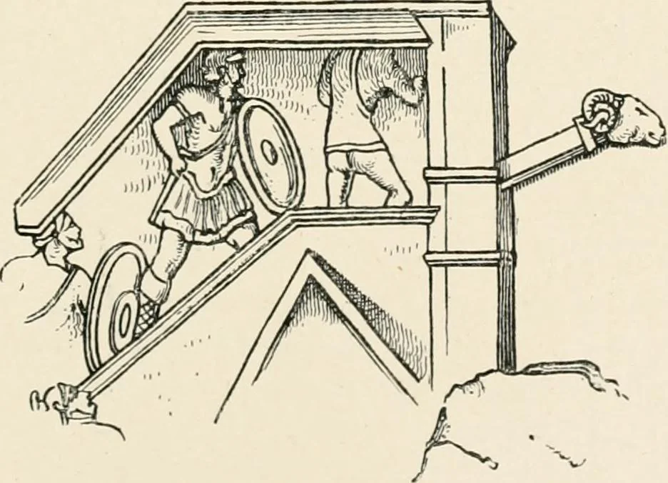An illustration from Illustrations of school classics, arranged and described, 1903, leaf 444