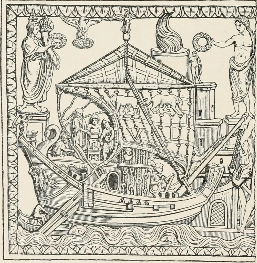 An illustration from Illustrations of school classics, arranged and described, 1903, leaf 457