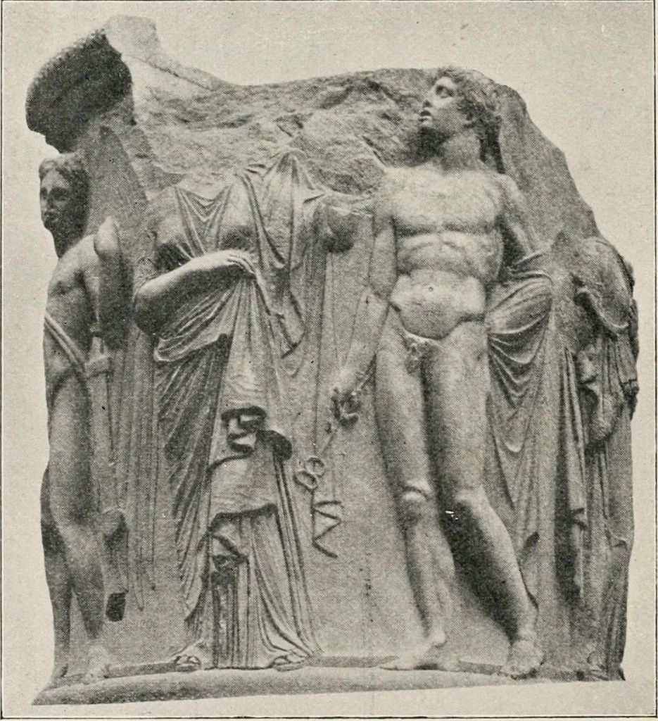 An illustration from Illustrations of school classics, arranged and described, 1903, leaf 473