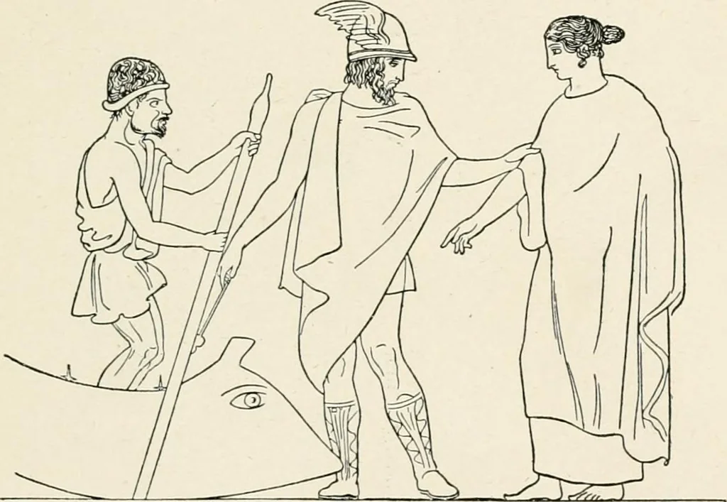 An illustration from Illustrations of school classics, arranged and described, 1903, leaf 66