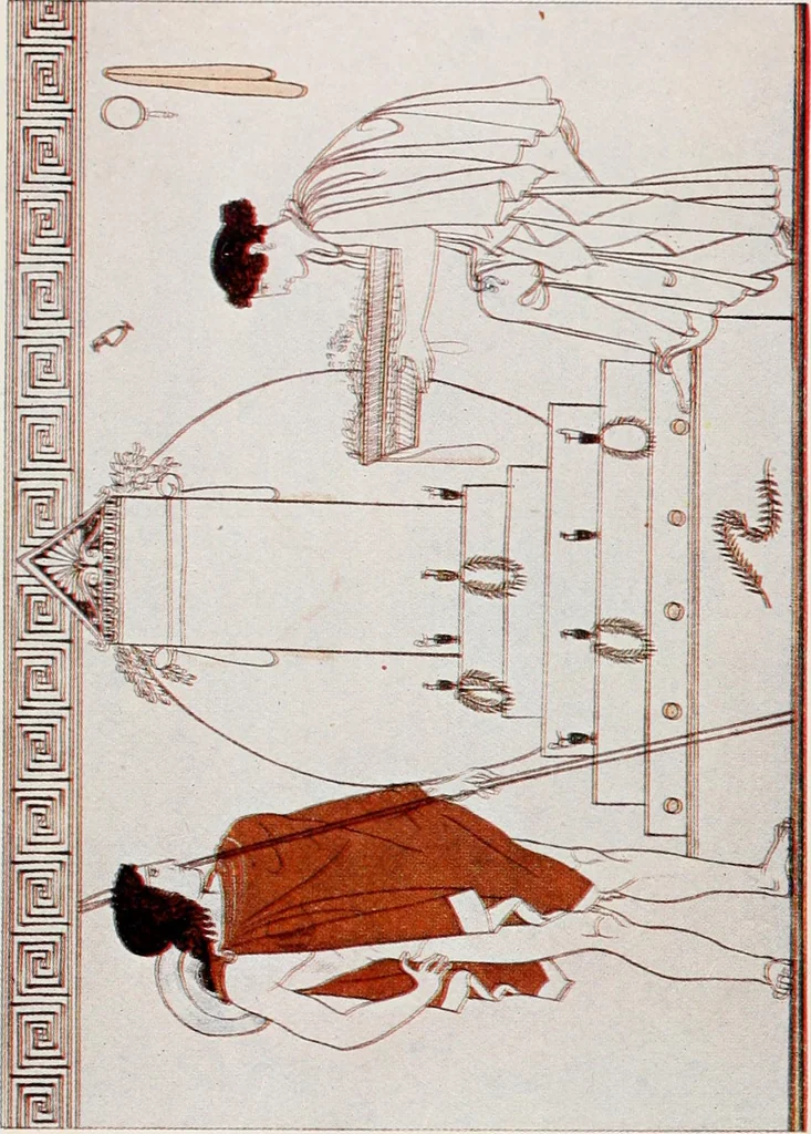 An illustration from Illustrations of school classics, arranged and described, 1903, leaf 7