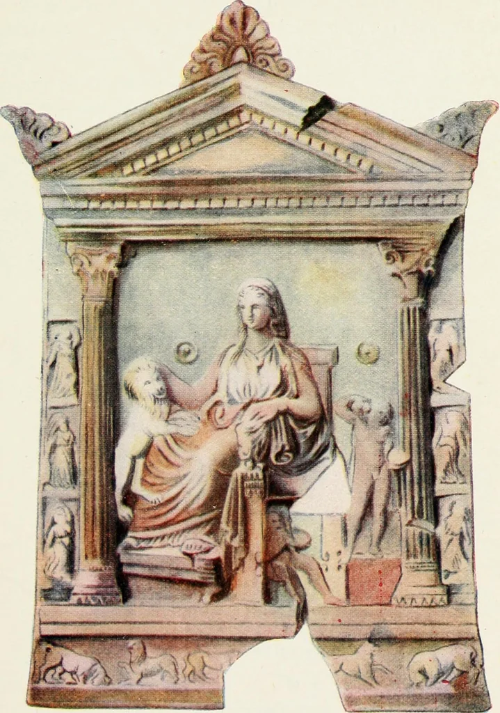 An illustration from Illustrations of school classics, arranged and described, 1903, leaf 72