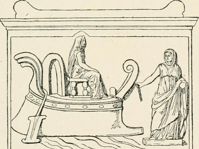 An illustration from Illustrations of school classics, arranged and described, 1903, leaf 74