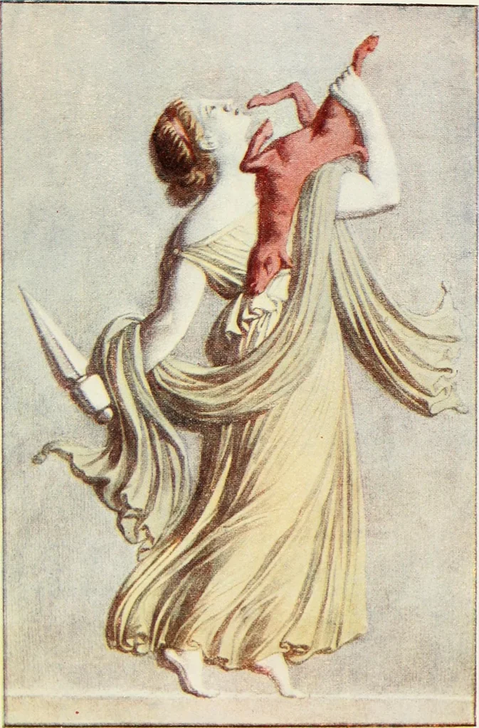 An illustration from Illustrations of school classics, arranged and described, 1903, leaf 78