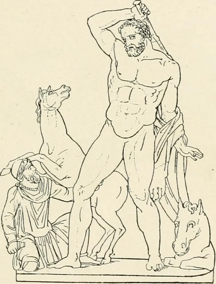 An illustration from Illustrations of school classics, arranged and described, 1903, leaf 92