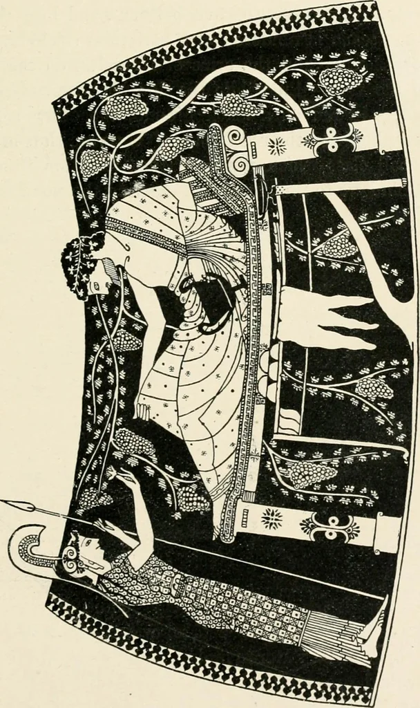 An illustration from Illustrations of school classics, arranged and described, 1903, leaf 96