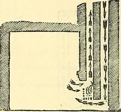 An illustration from Illustrations of the theory and practice of ventilation : with remarks on warming, exclusive lighting, and the communication of sound, 1844, leaf 123