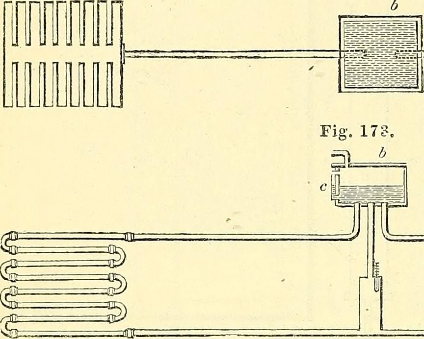 An illustration from Illustrations of the theory and practice of ventilation : with remarks on warming, exclusive lighting, and the communication of sound, 1844, leaf 275