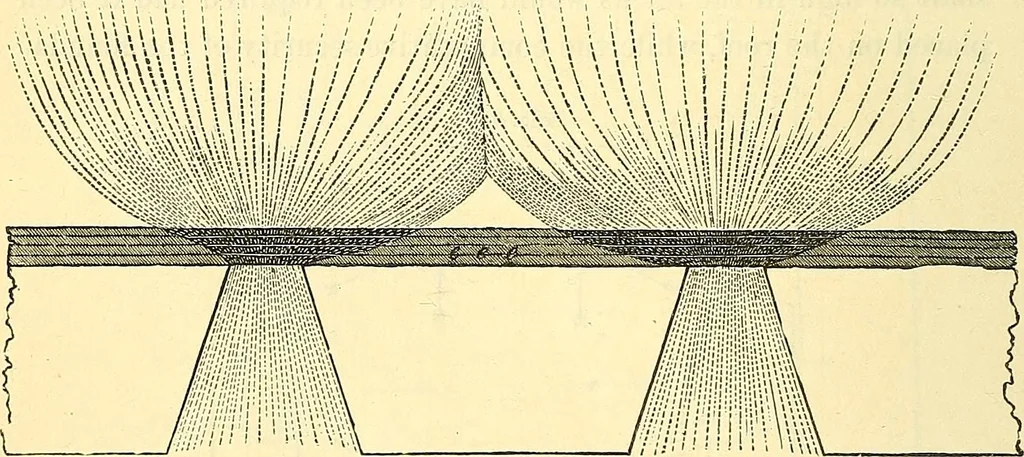 An illustration from Illustrations of the theory and practice of ventilation : with remarks on warming, exclusive lighting, and the communication of sound, 1844, leaf 307