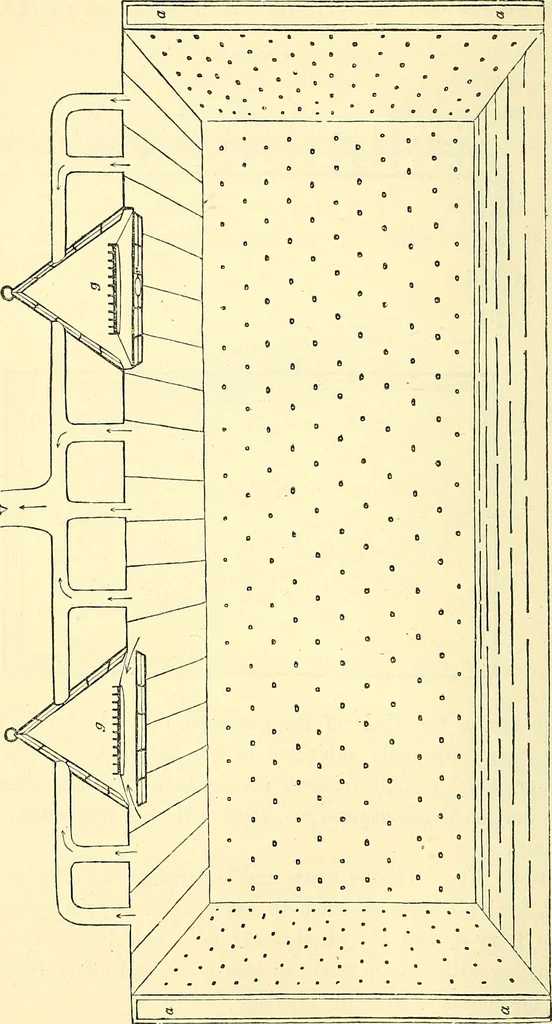 An illustration from Illustrations of the theory and practice of ventilation : with remarks on warming, exclusive lighting, and the communication of sound, 1844, leaf 331